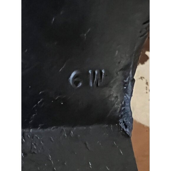 Mens Black Leather Lace Up Combat Jump Biker Boots US 6W Unisex Non Slip New - Picture 9 of 9